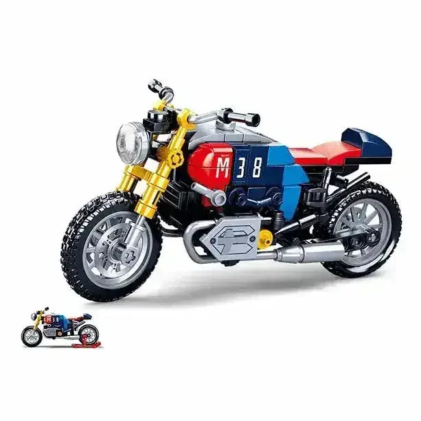 Sluban Cafe Racer Motorcycle 197 PCS - Toybox Tales
