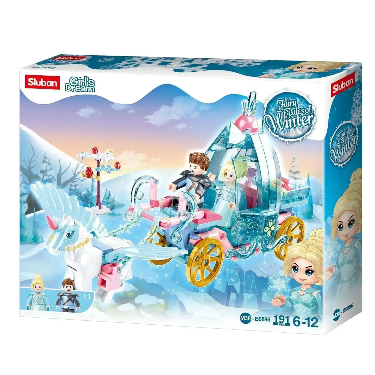 Sluban Fairy Tales Of Winter Carriage 191 Pcs - Toybox Tales
