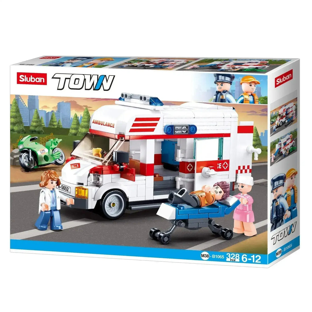 Sluban Town Ambulance 328 Pcs - Toybox Tales