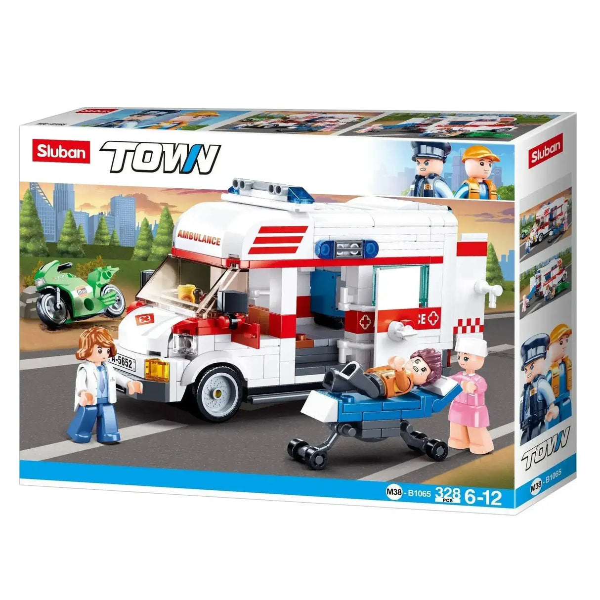 Sluban Town Ambulance 328 Pcs - Toybox Tales