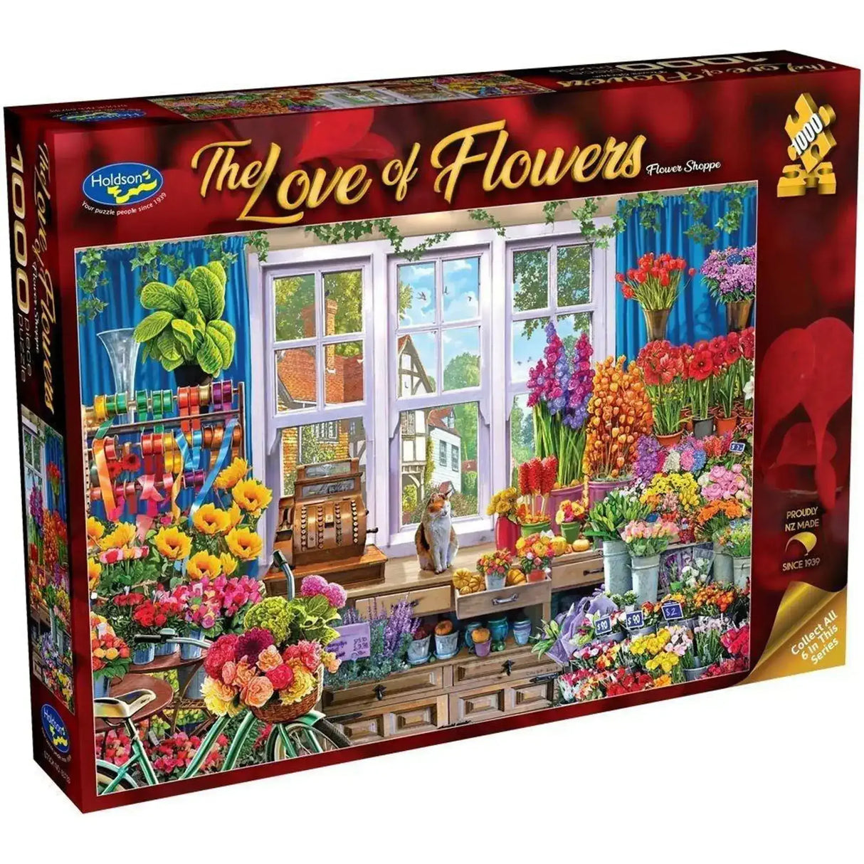 The Love of Flowers 1000 Piece Puzzle - Flower Shoppe - Toybox Tales