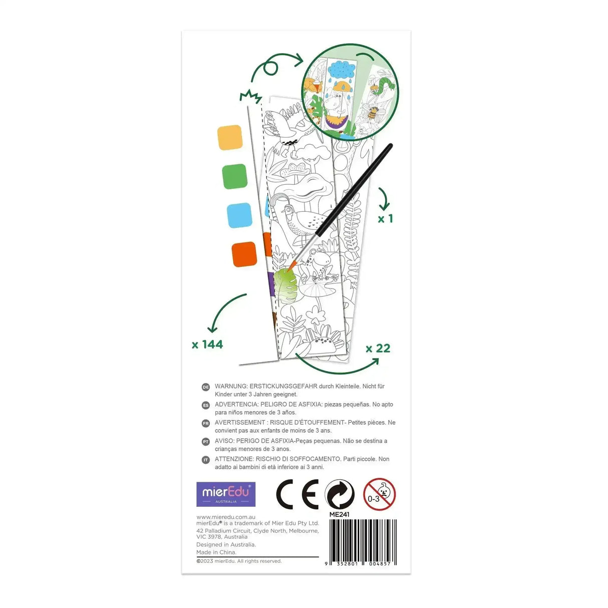 Pocket Watercolour Painting Book - Toybox Tales