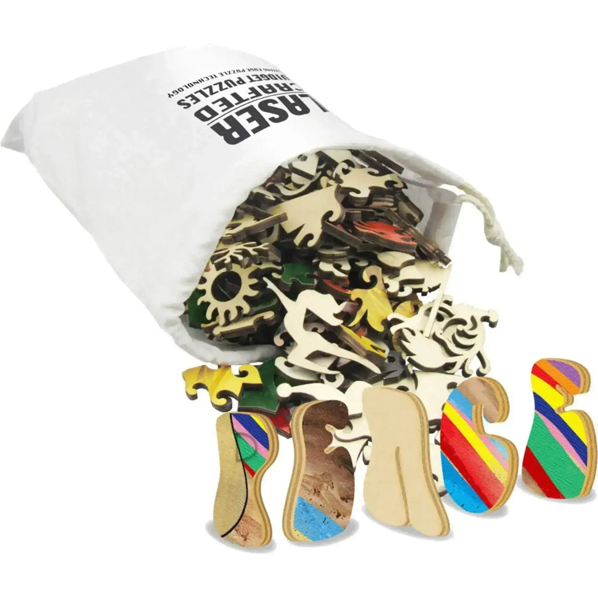 Wooden Widget Puzzle - Beach Break 402 Piece - Toybox Tales