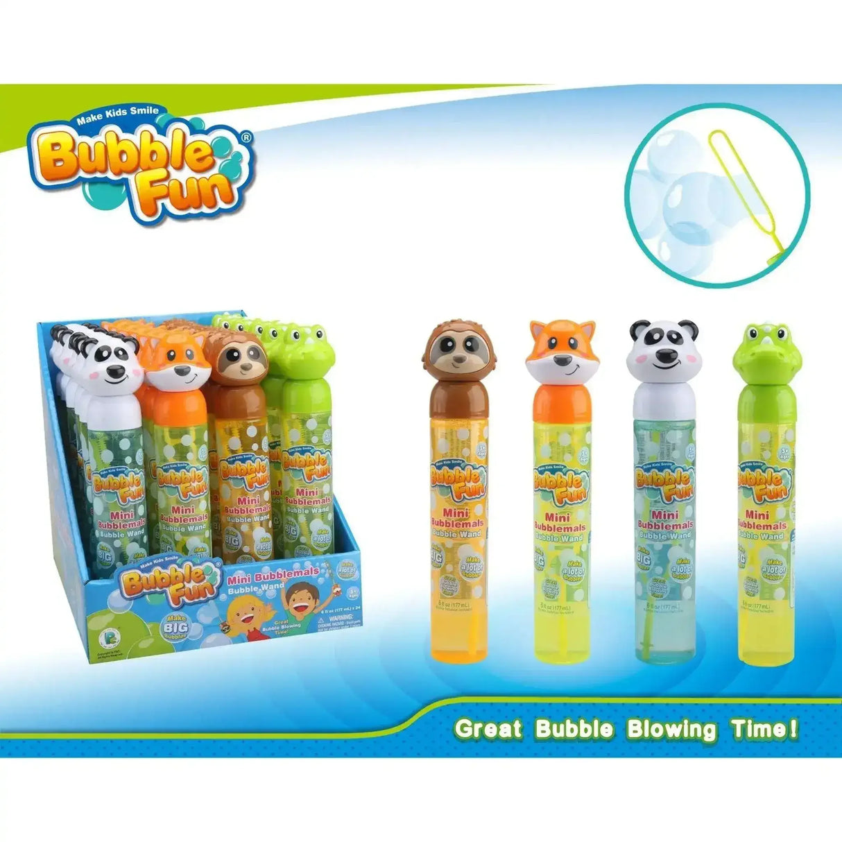 Bubble Wand - Assorted Animals (177ml) - Toybox Tales