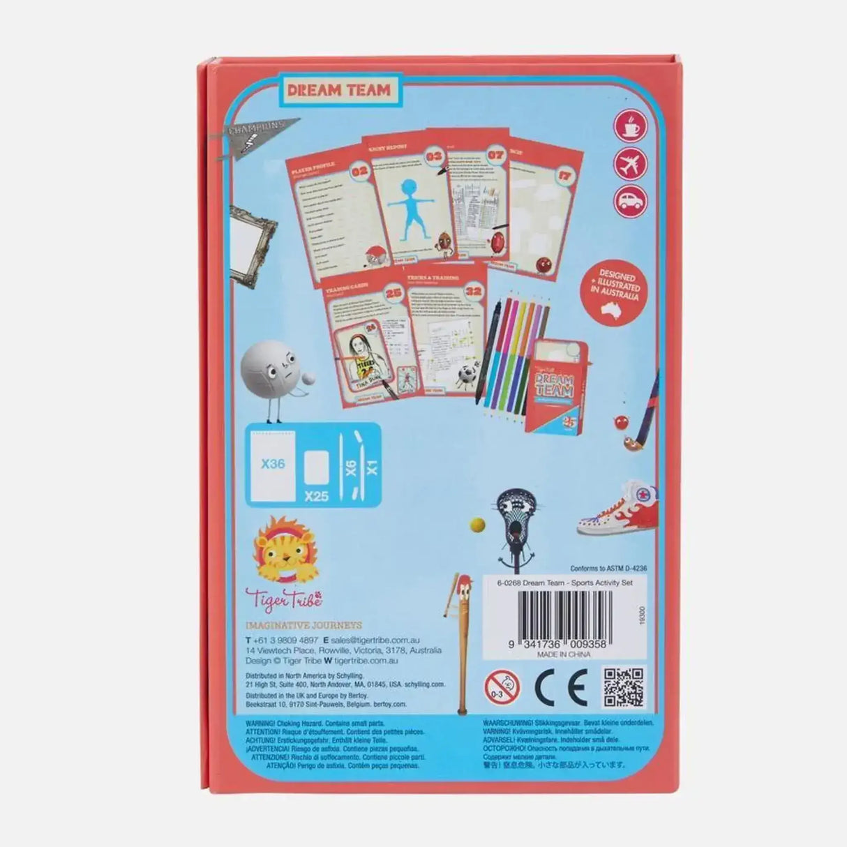 Dream Team Sports Activity Set - Toybox Tales