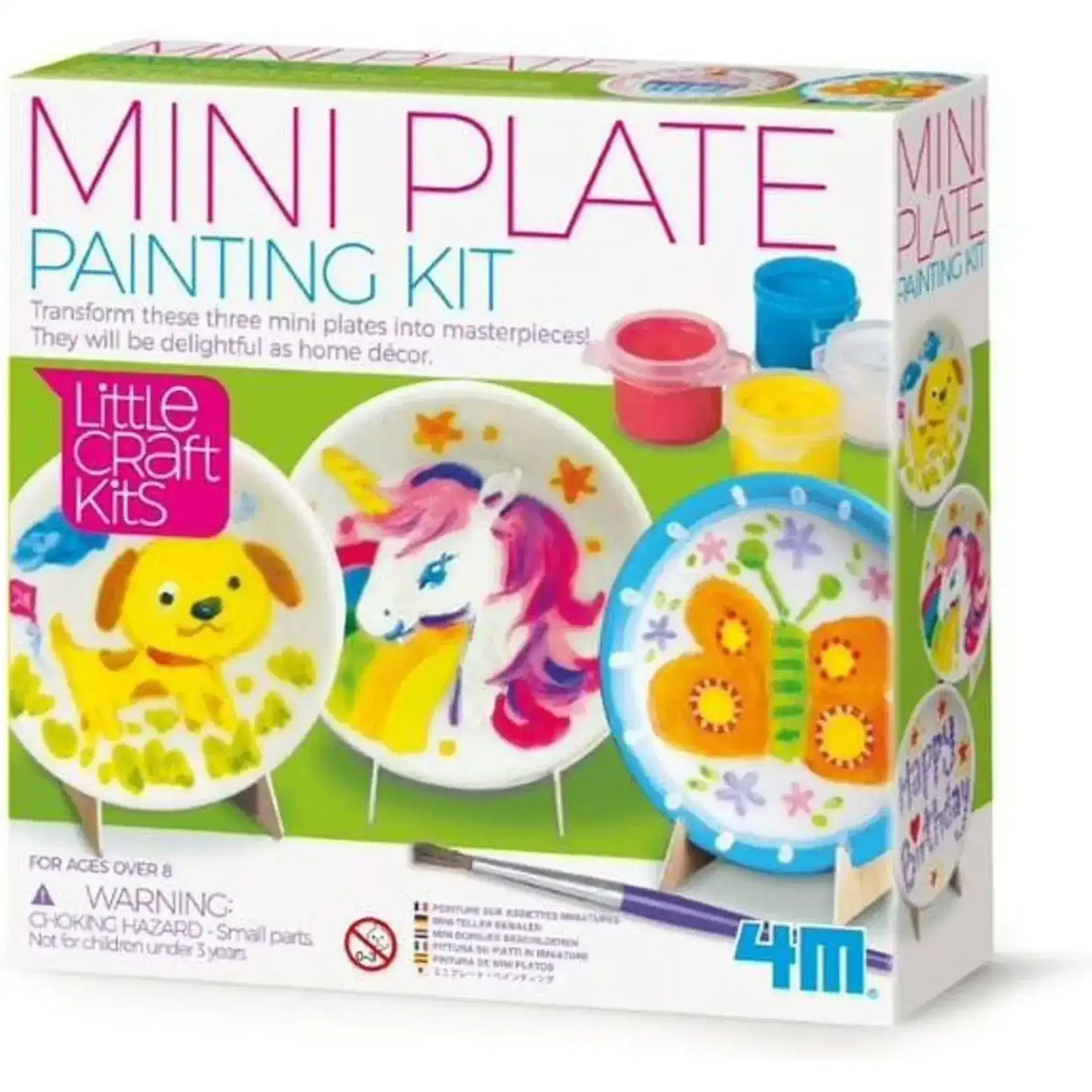 Little Craft: Mini Plates Painting Kit - Toybox Tales
