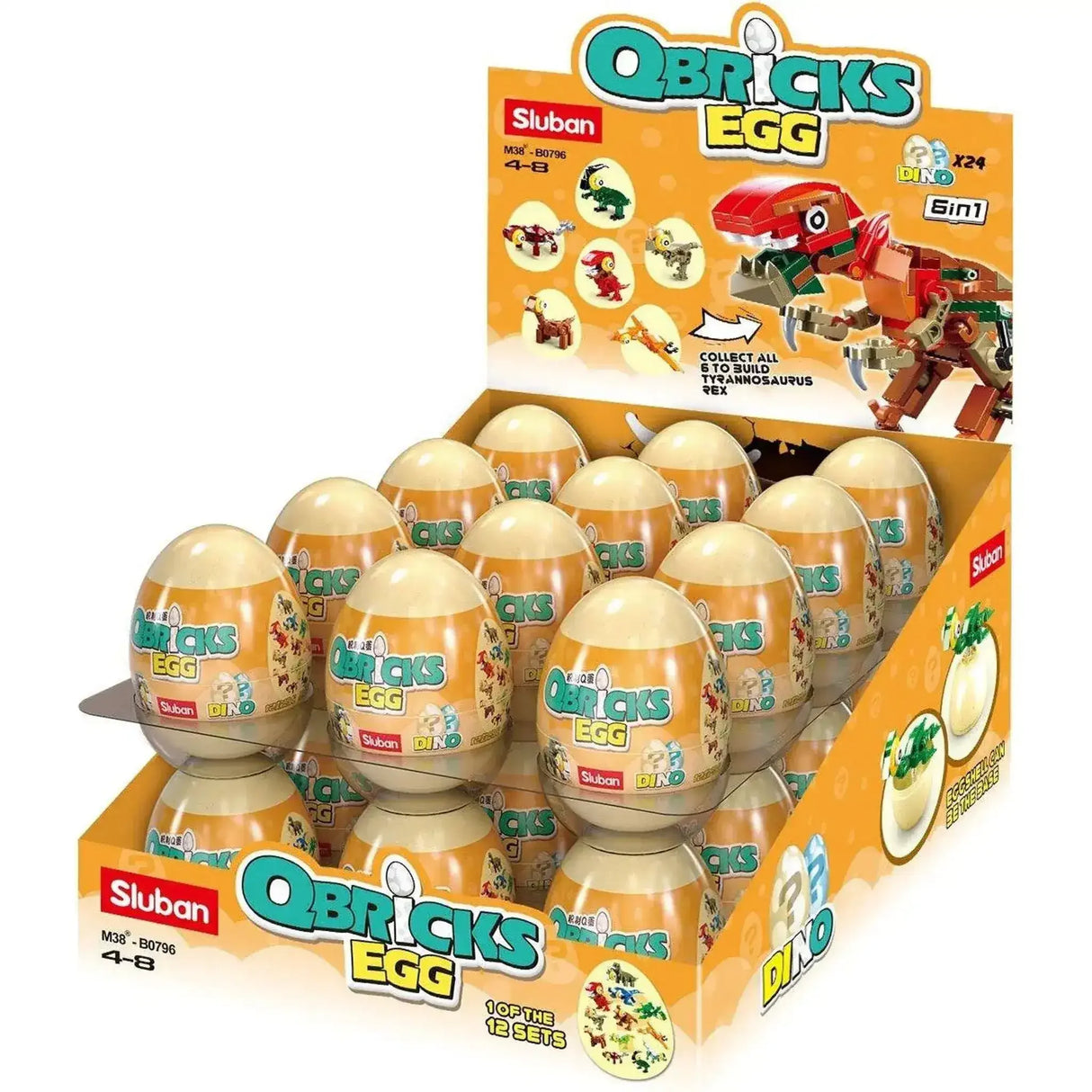 QBricks Egg - Dino - Toybox Tales