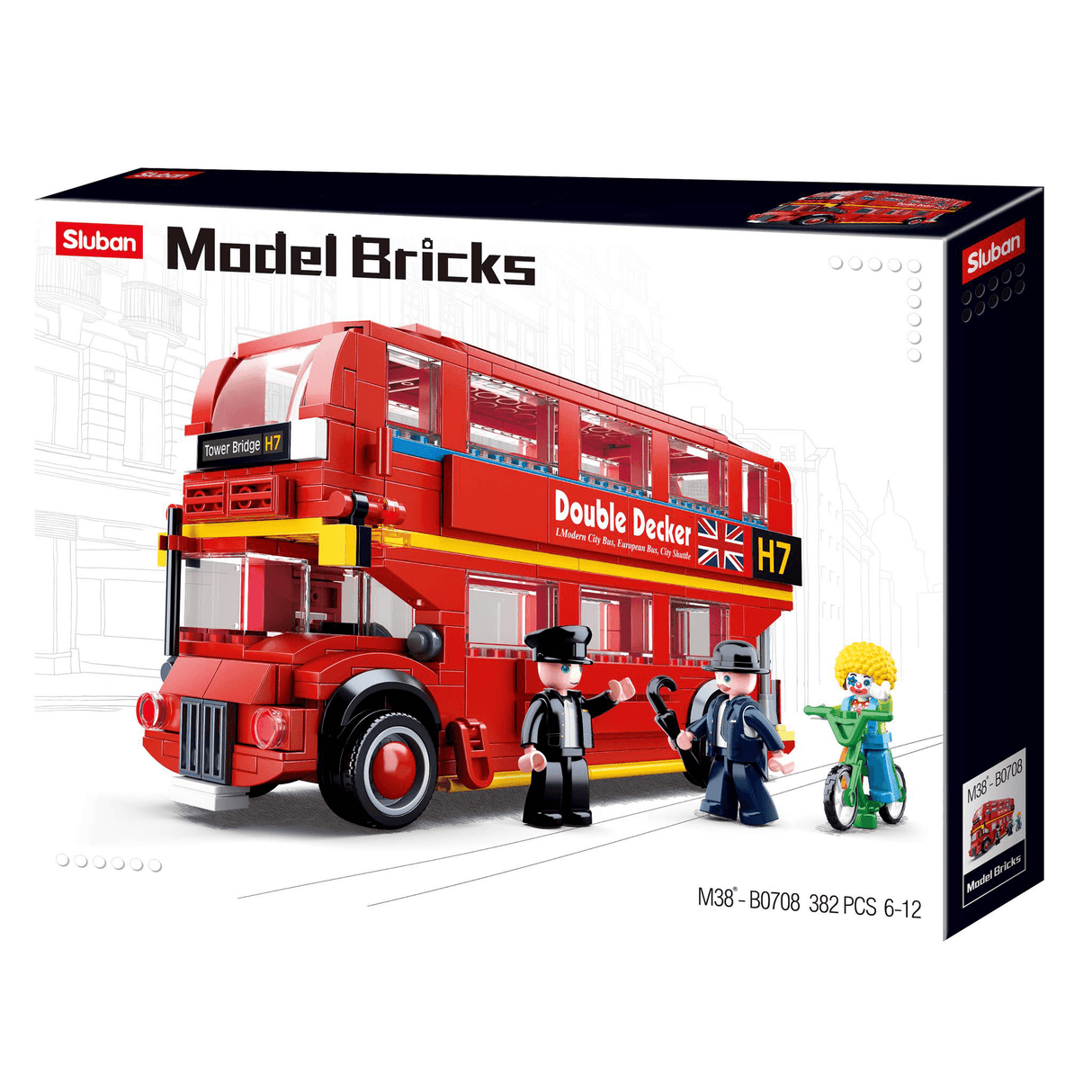 Sluban London Bus 394pcs - Toybox Tales