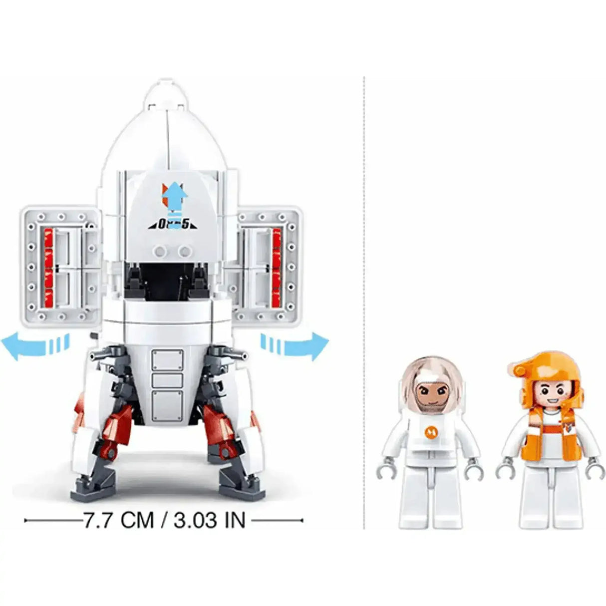 Sluban Space Saturn Landing Module 320pcs - Toybox Tales