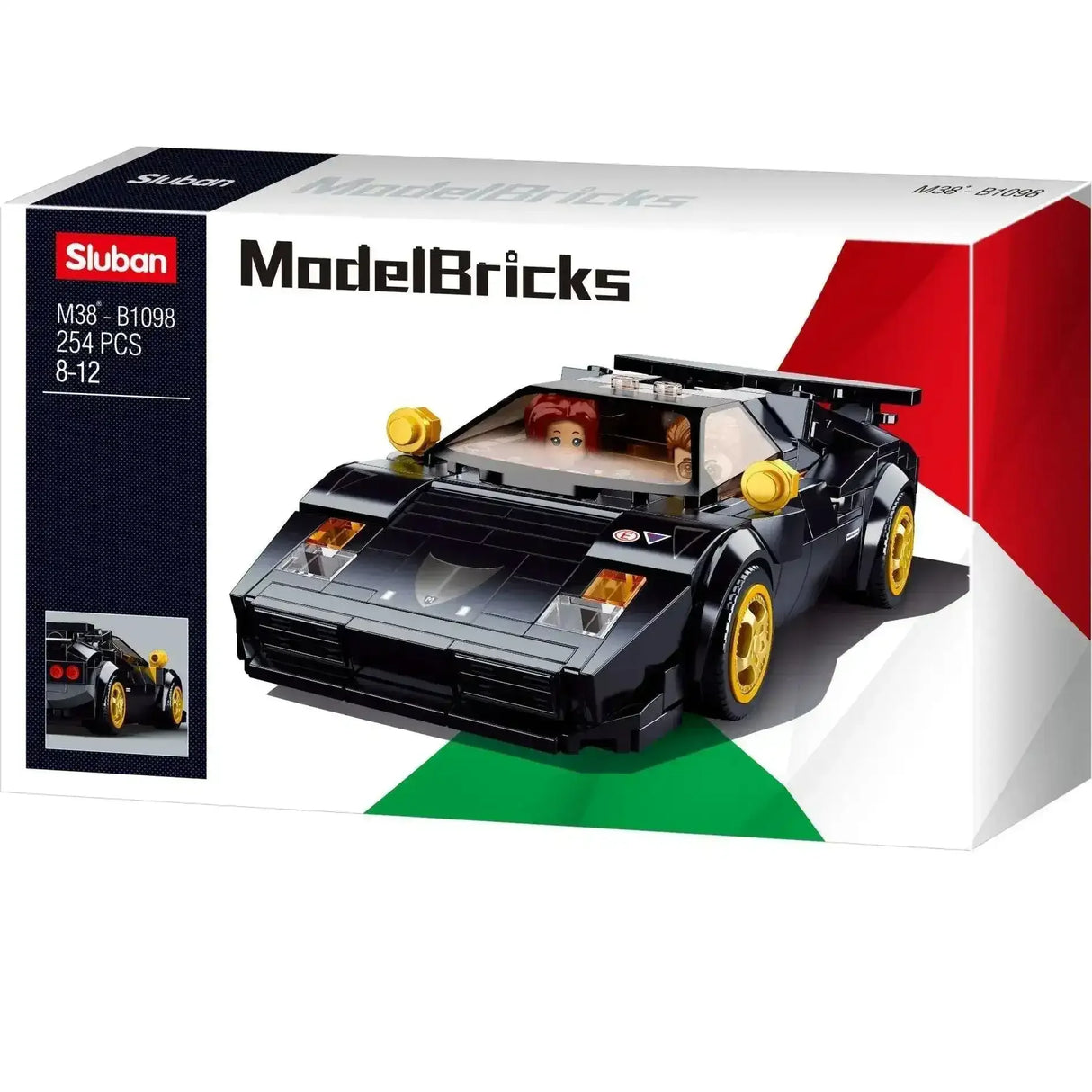 Sluban Sport Car Black 254 Pcs - Toybox Tales