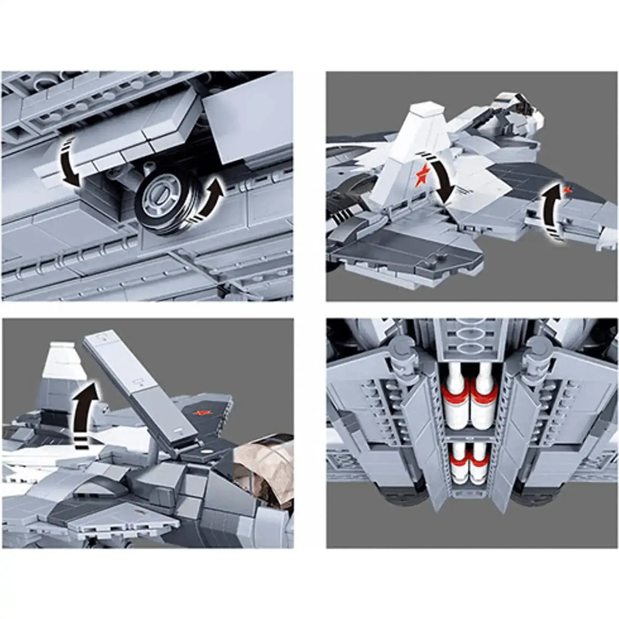 Sluban SU-57 Fighter Plane 2-in-1 893pcs - Toybox Tales