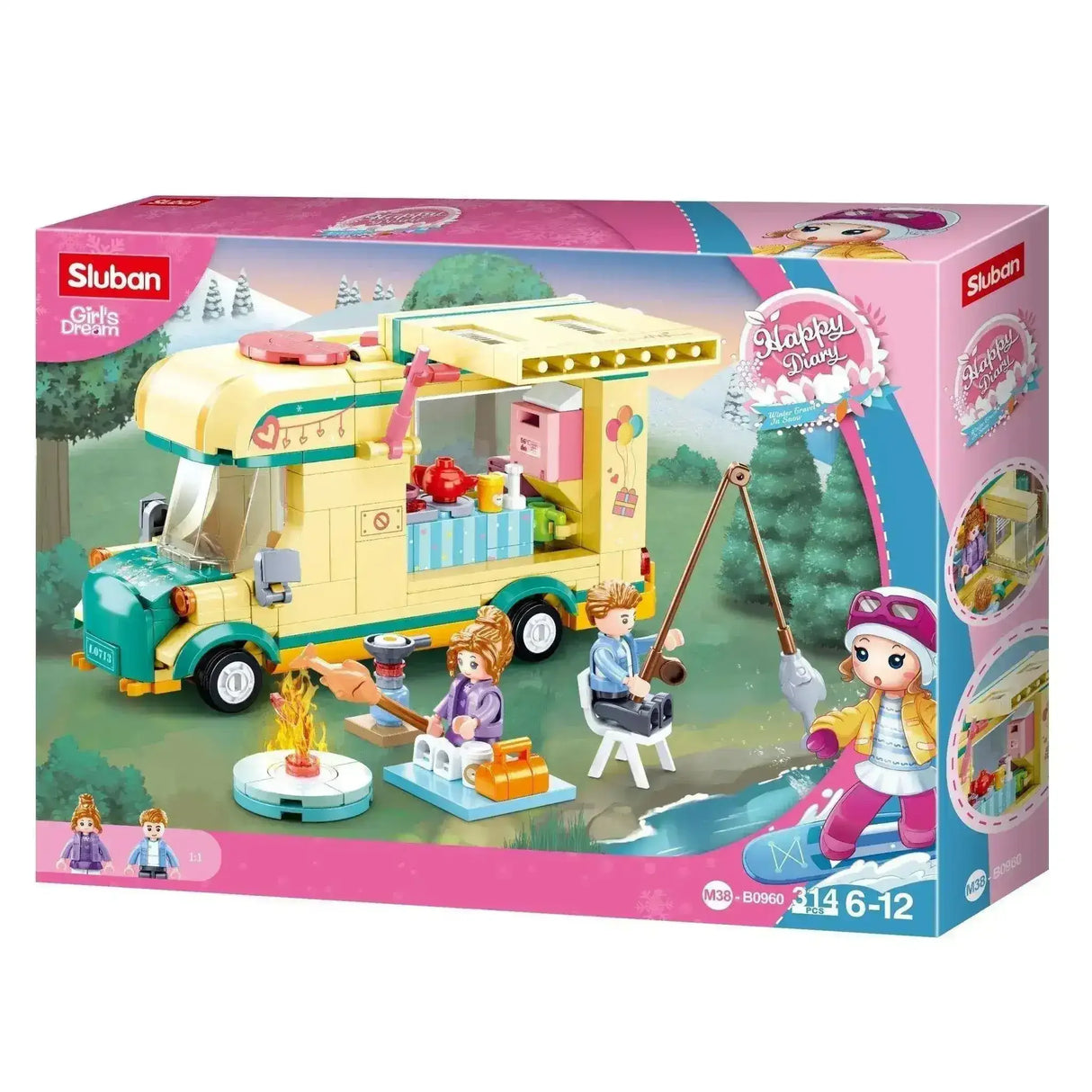 Sluban Winter Caravanning 314 Pcs - Toybox Tales