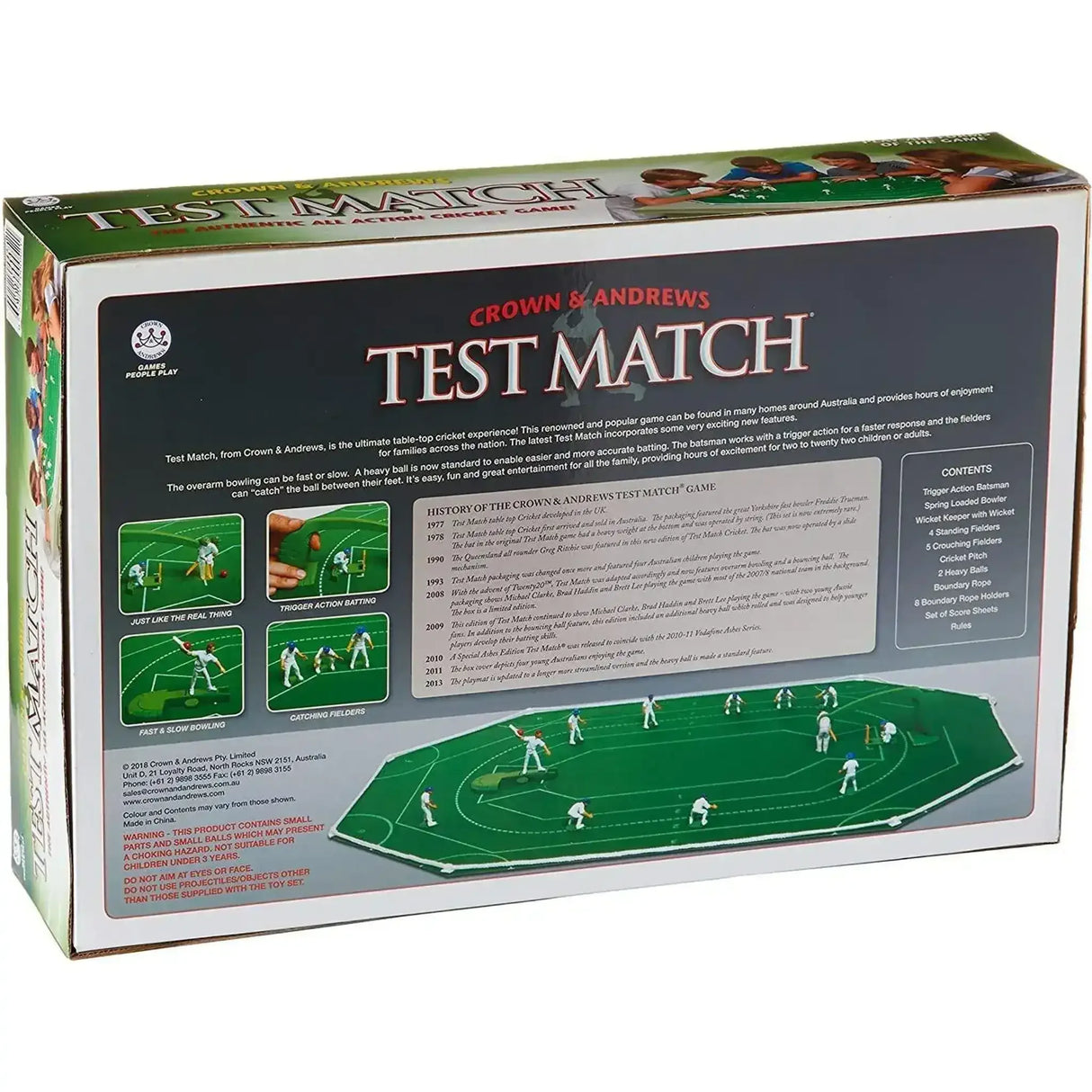 Test Match Board Game - Toybox Tales