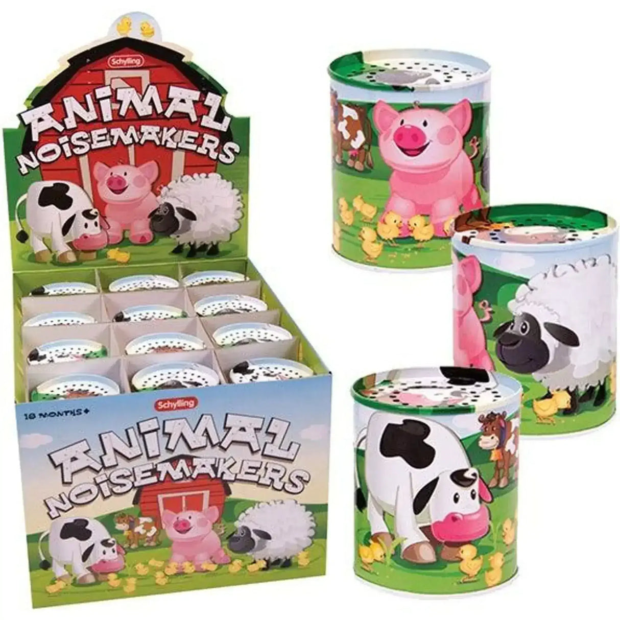Tin Animal Sound Maker - Toybox Tales