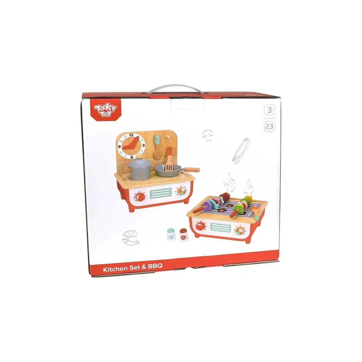 Tooky Toy - Kitchen Set and BBQ - Toybox Tales