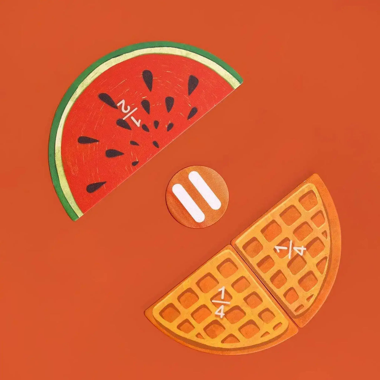 Yummy Food Fraction Board - Toybox Tales