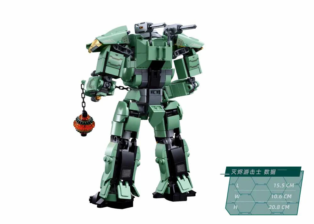 Sluban | P.R. Mecha Green 542 Pcs