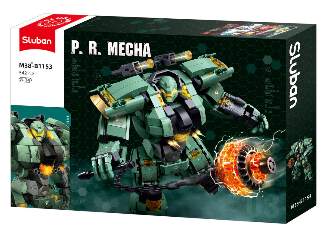 Sluban | P.R. Mecha Green 542 Pcs