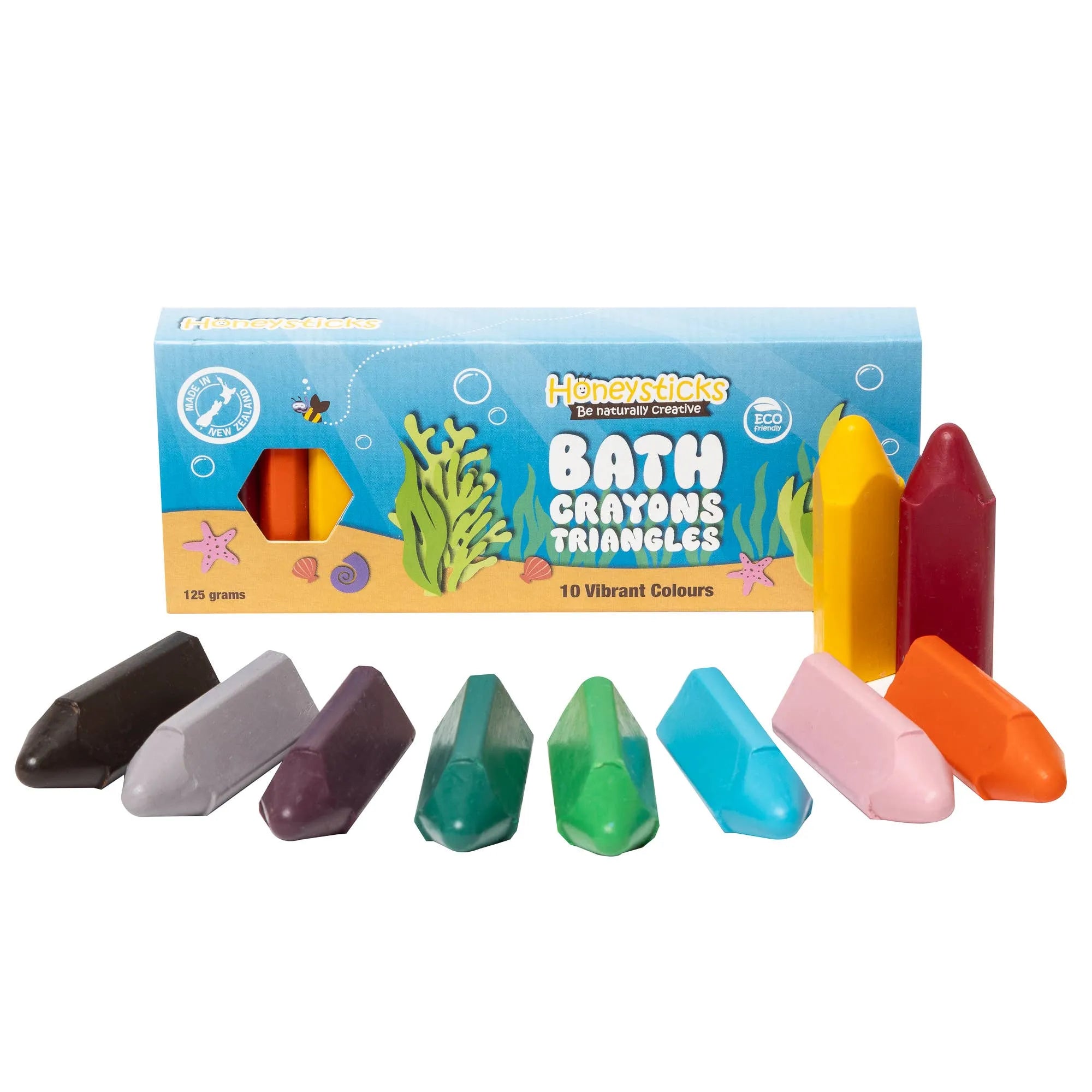 Honeysticks - Australia - Honeysticks Bath Crayon Triangles - Toybox Tales