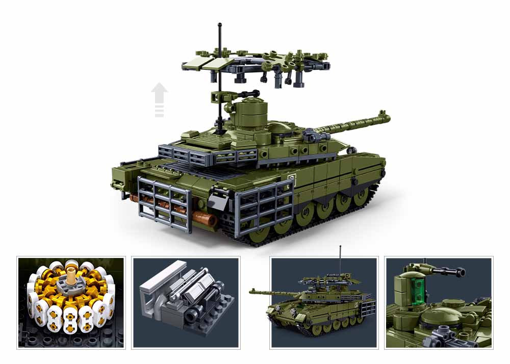 Sluban | T90M-S MBT Scale 1:35 811pcs - Toybox Tales