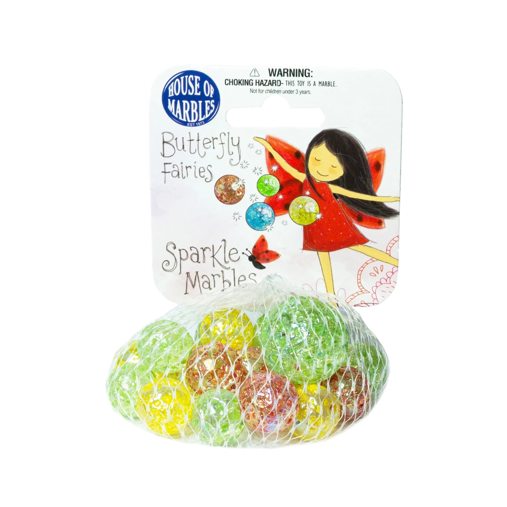 Butterfly Net Bag of Marbles - Toybox Tales