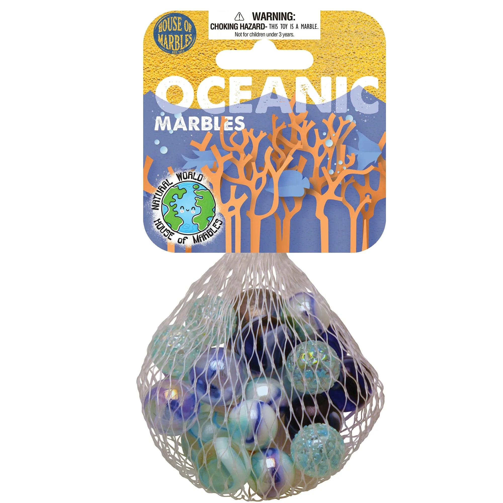 Oceanic Net Bag of Marbles - Toybox Tales