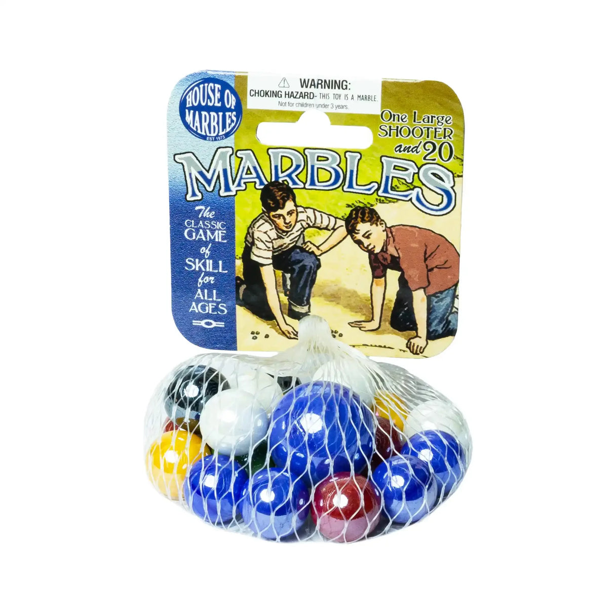Classic Net Bag of  Marbles