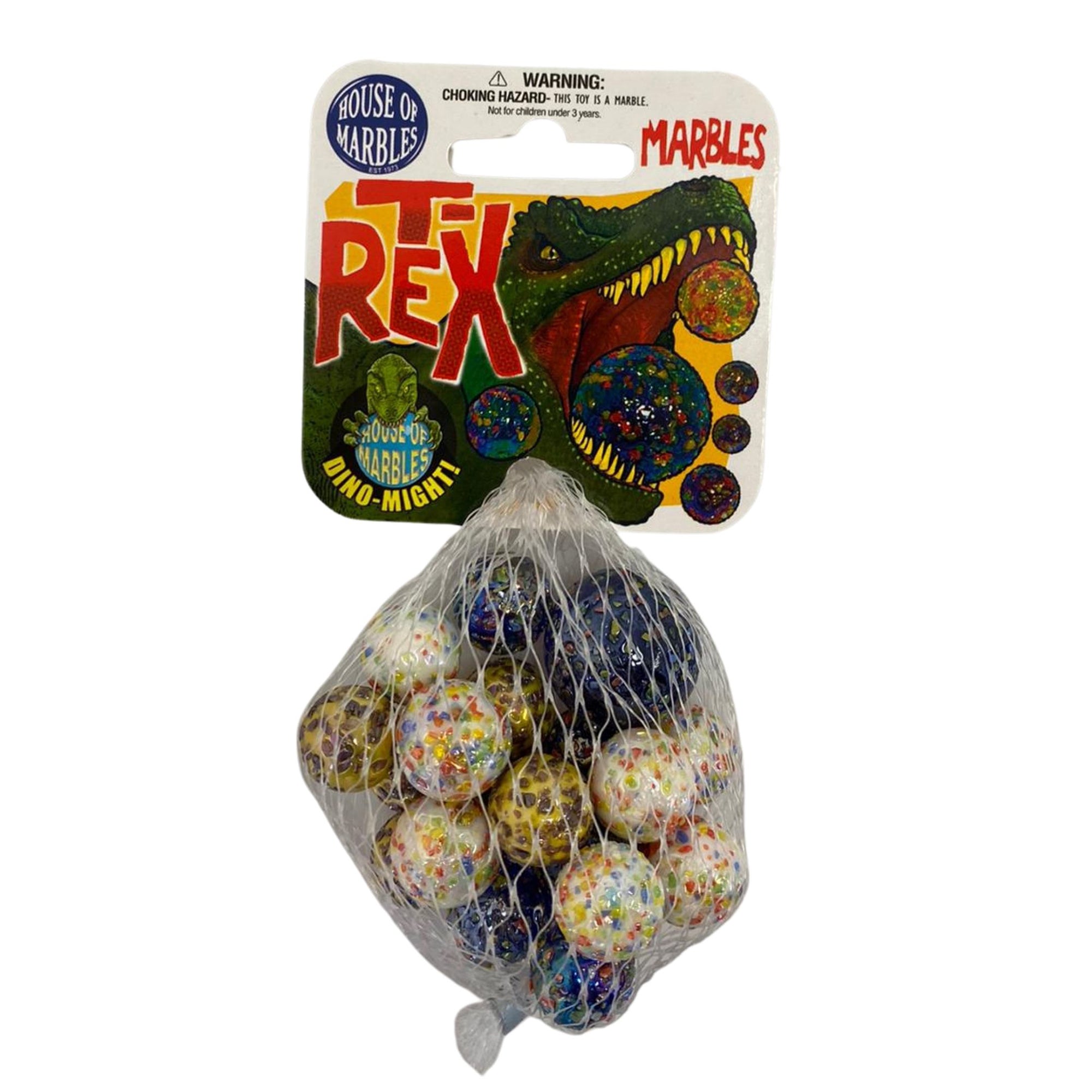 T-Rex Net Bag of  Marbles - Toybox Tales
