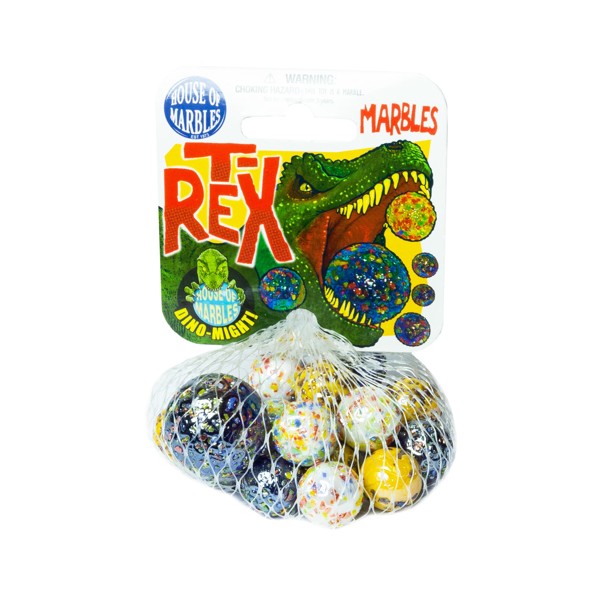 T-Rex Net Bag of  Marbles - Toybox Tales