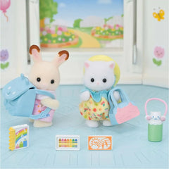 Sylvanian Families - Nursery Friends -Walk Along Duo - Toybox Tales