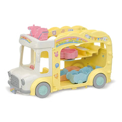 Sylvanian Families - Rainbow Fun Nursery Bus - Toybox Tales