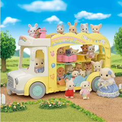 Sylvanian Families - Rainbow Fun Nursery Bus - Toybox Tales