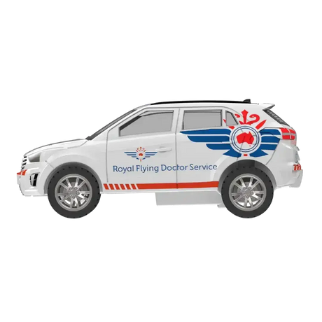 Royal Flying Doctor Service | Diecast Pullback Car - Toybox Tales