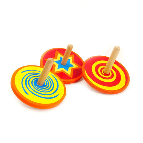 Wood Spinning Top (Assorted) - Toybox Tales
