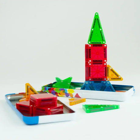 Magna-Tiles - microMAGS Travel Set - 26 Piece Set - Toybox Tales