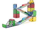 Magna-Tiles | Rail Racers Deluxe 90 Piece