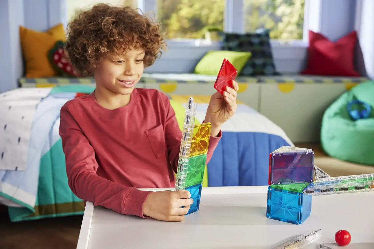 Magna-Tiles | Rail Racers 33 Piece