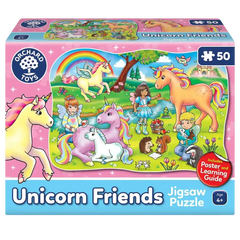 Orchard Toys | Unicorn Friends Jigsaw & Poster 50 Pieces
