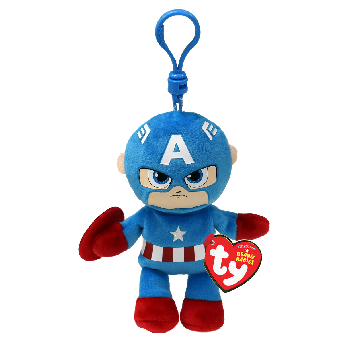 Ty Beanie Boo | Captain America| Floppy Clip