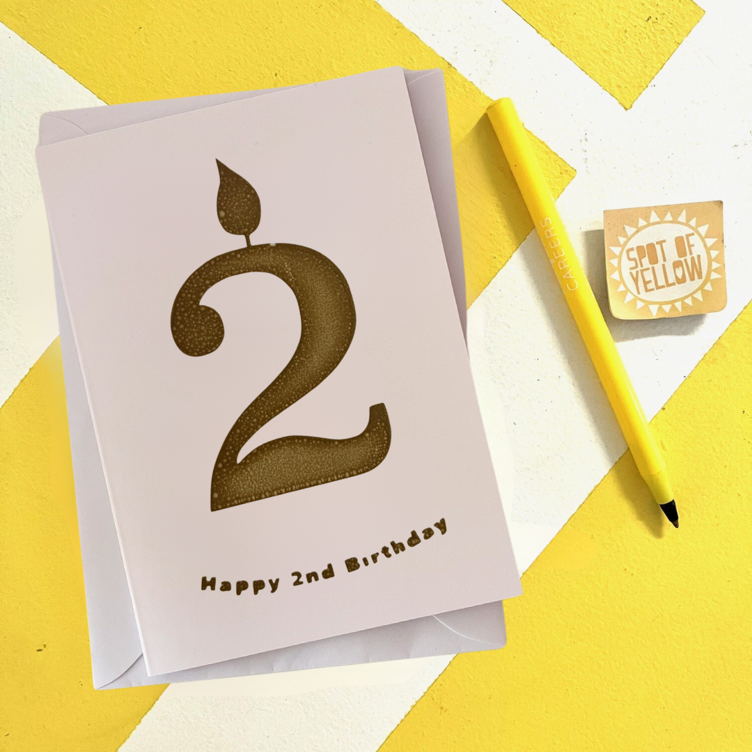 Greeting Card | Spot of Yellow