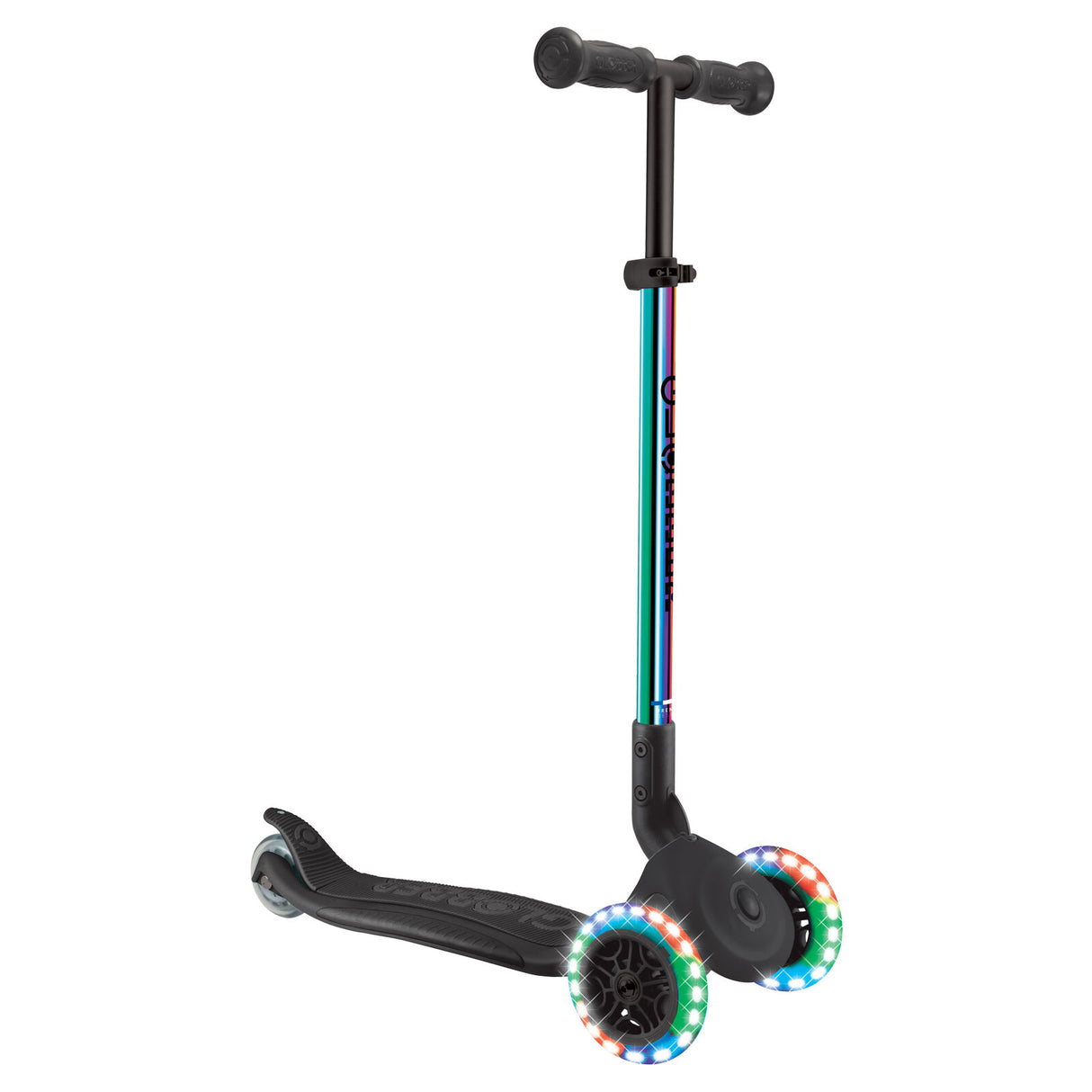 Globber Primo Foldable Lights 3 Wheel Kids Scooter