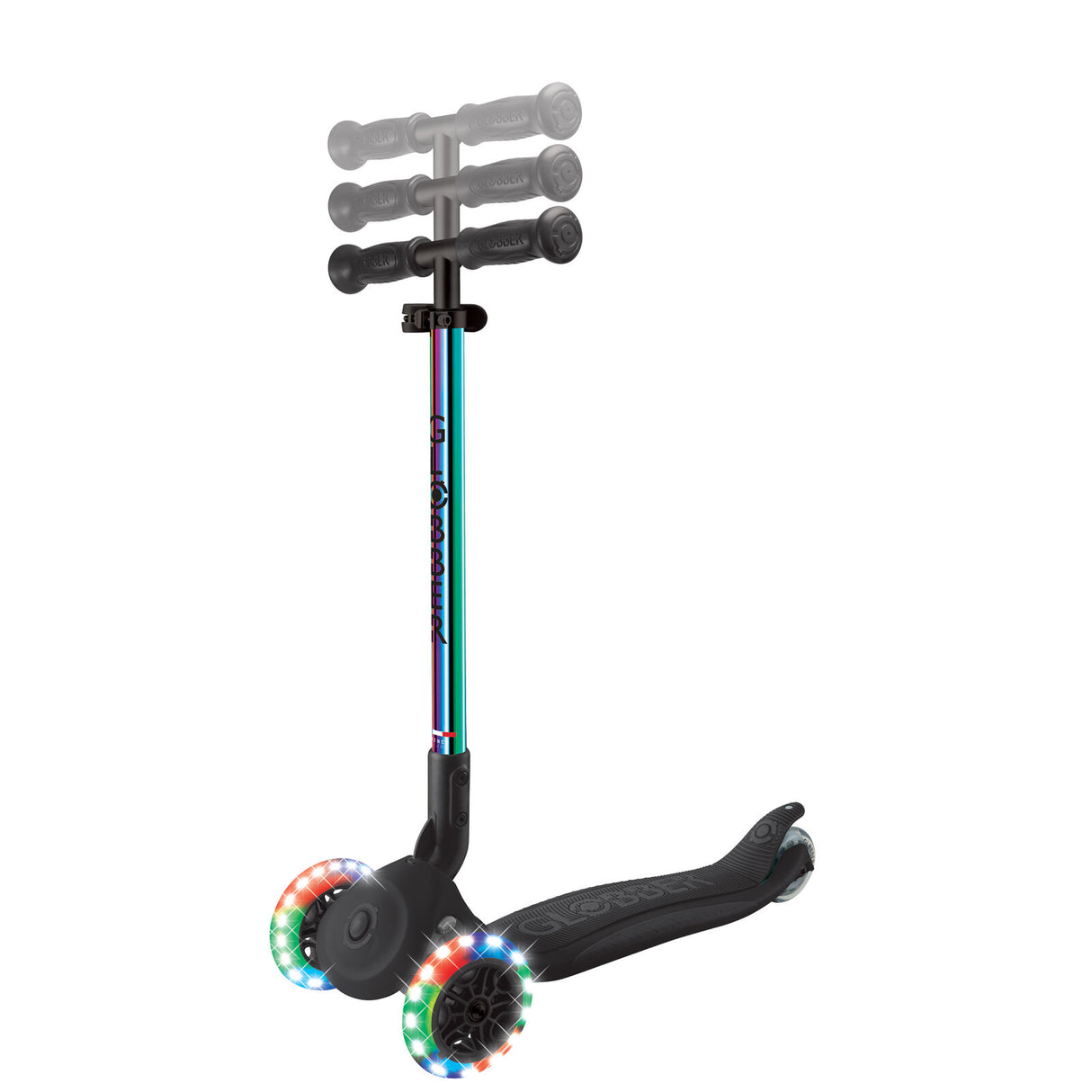 Globber Primo Foldable Lights 3 Wheel Kids Scooter