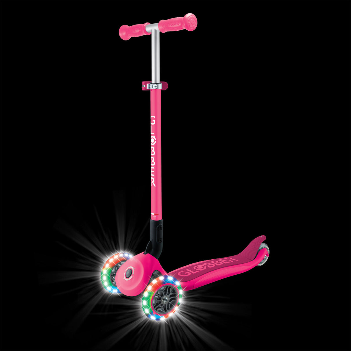 Globber Primo Foldable Lights 3 Wheel Kids Scooter