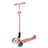 Globber Primo Foldable Lights 3 Wheel Kids Scooter - Pastel Pink