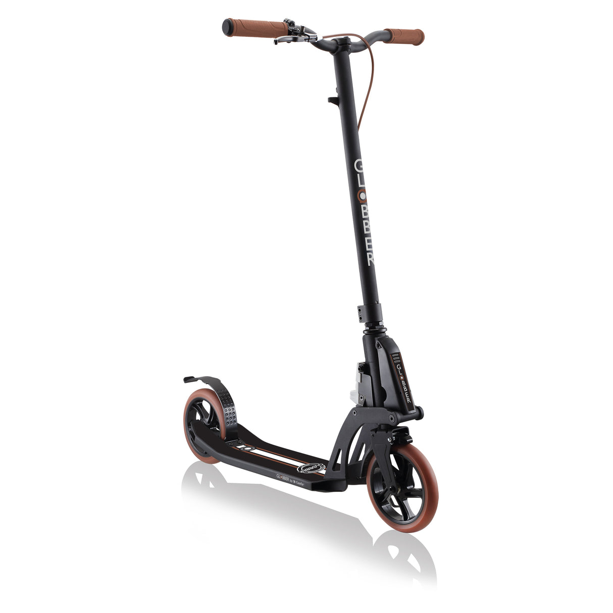 Globber ONE K 180 Deluxe Scooter w Handbrake - Vintage Black