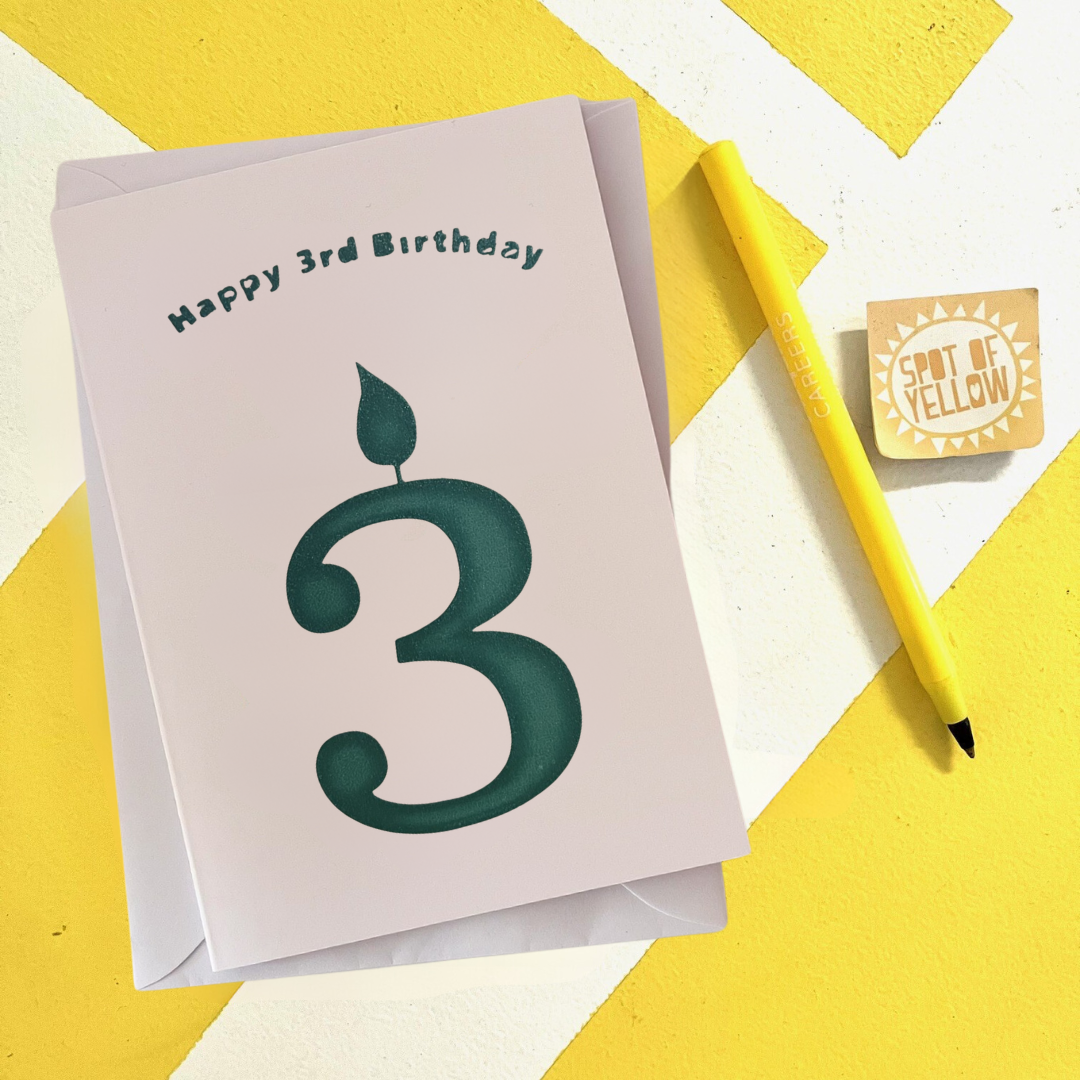 Greeting Card | Spot of Yellow