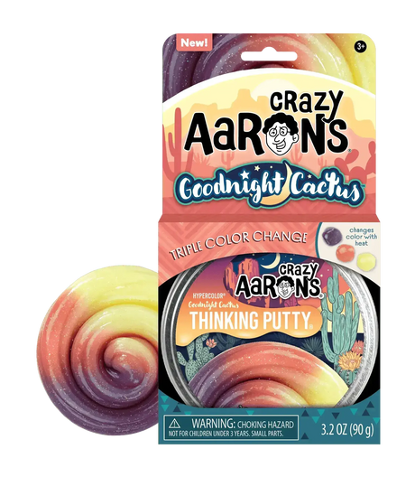 Crazy Aaron's Putty Goodnight Cactus - Trendsetters - Toybox Tales