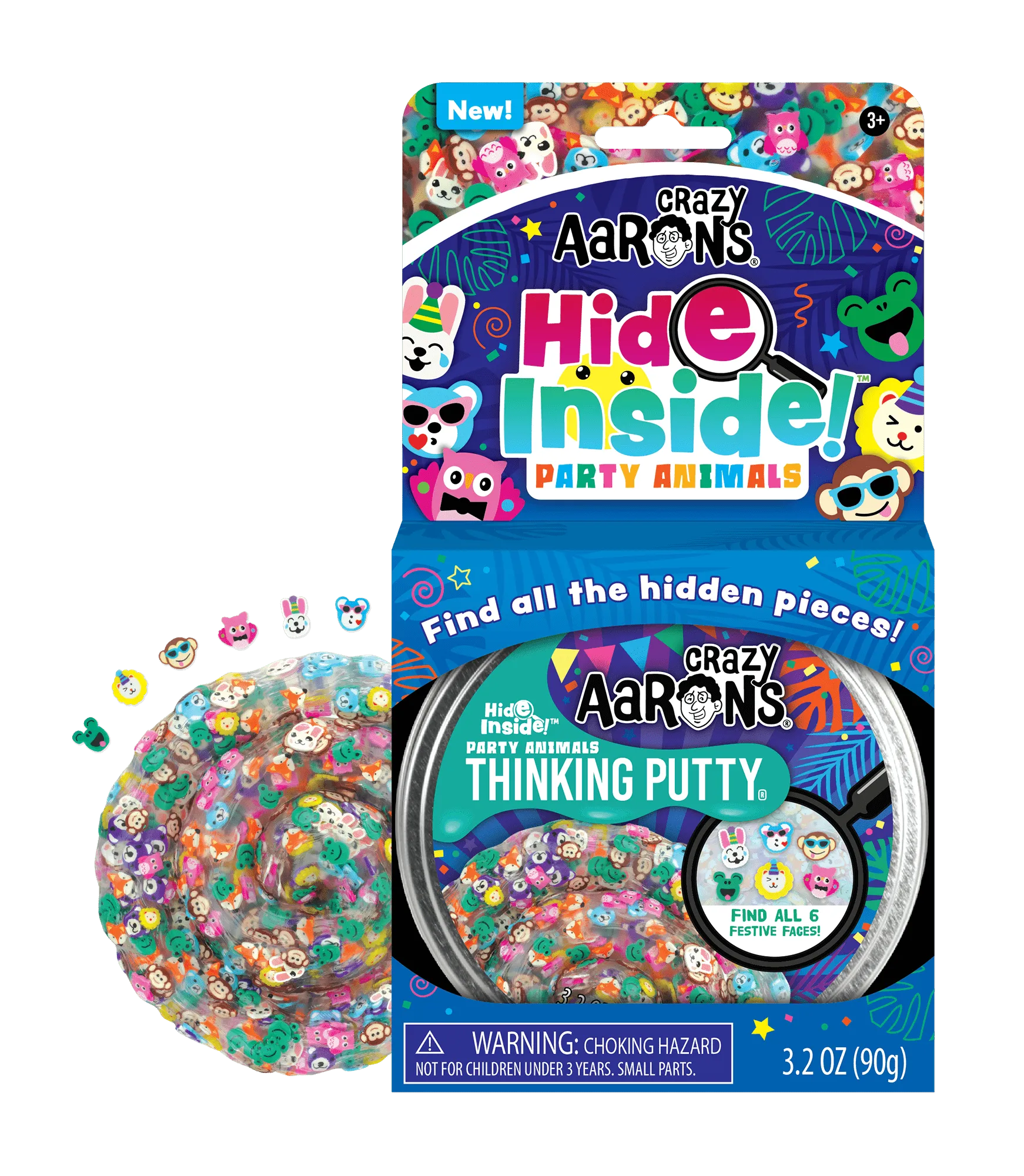 Crazy Aaron's Putty Party Animals - Hide Inside - Toybox Tales