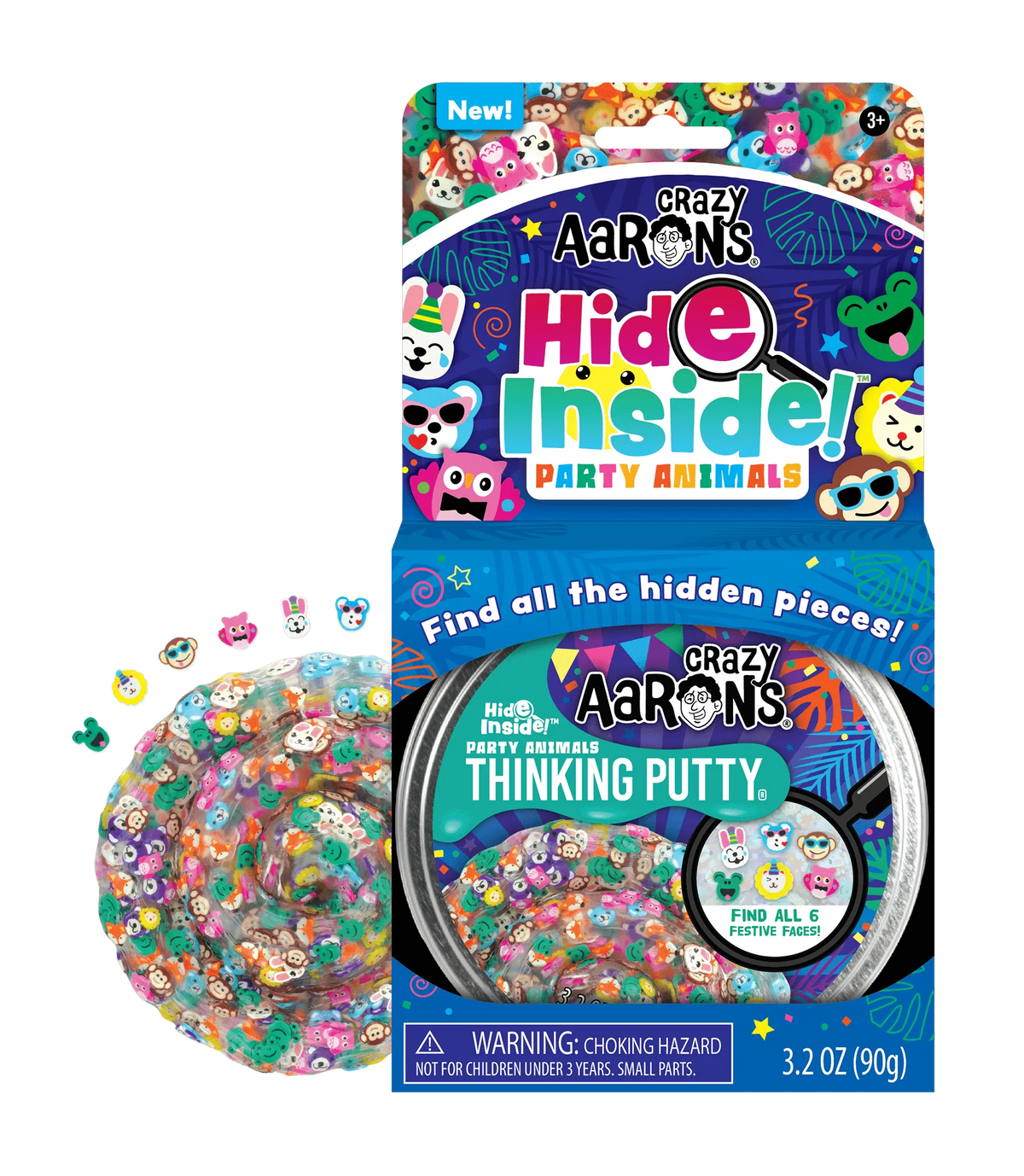 Crazy Aaron's Putty Party Animals - Hide Inside - Toybox Tales