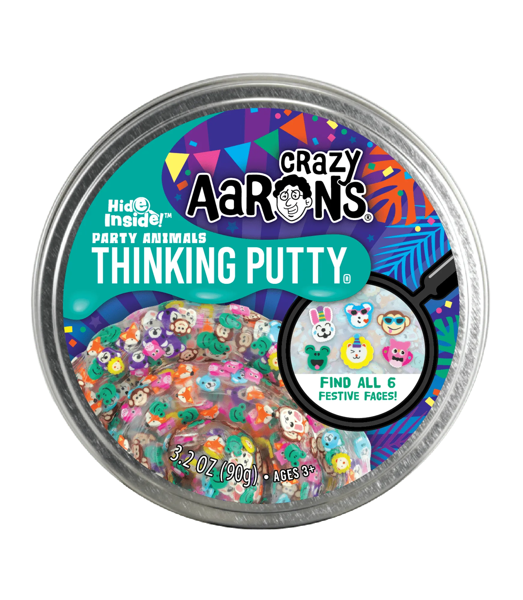 Crazy Aaron's Putty Party Animals - Hide Inside - Toybox Tales